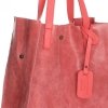 Bőr táska shopper bag Vera Pelle málna 205454